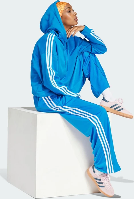 adidas Firebird Loose Trainingshose lang blue bird (Damen)