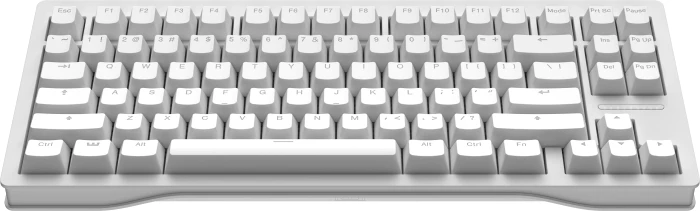 Wooting 80HE, Zink Alloy, weiß, LEDs RGB, Lekker V2 L60 Linear, USB, US
