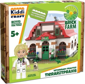 Kiddicraft BrickFarm Tierarzt-Praxis