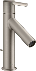 Hansgrohe Axor Starck Einhebel-Waschtischmischer 100 CoolStart mit Hebelgriff und Zugstangen-Ablaufgarnitur edelstahloptik