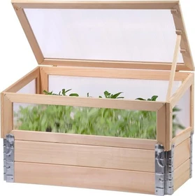 Dobar 58280FSCe Frühbeet M 76x40cm natur