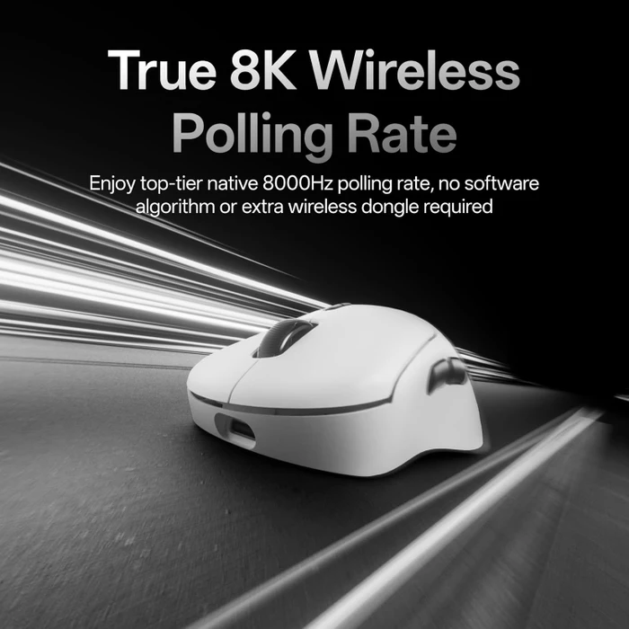 Rapoo VT3 Gen-2 8K Wireless Gaming Mouse weiß, USB