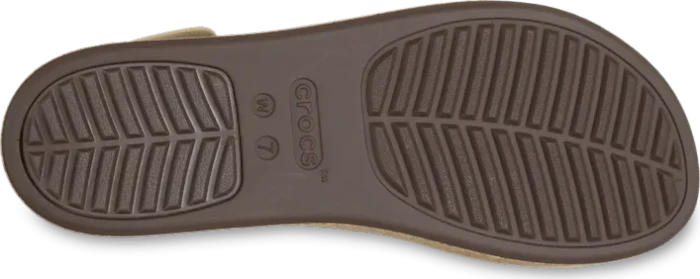 Crocs Brooklyn Cork Low Wedge chai (Damen)