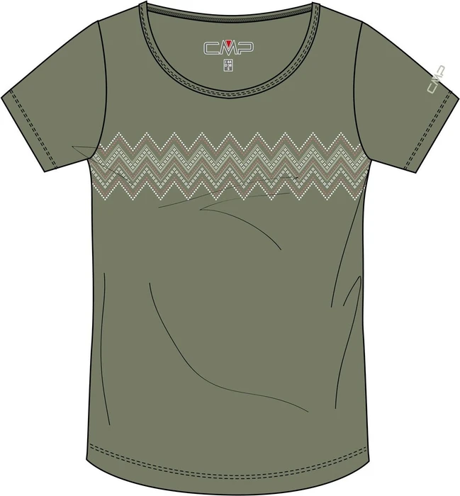 CMP Bamboo Funktionsshirt kurzarm avocado (Damen)