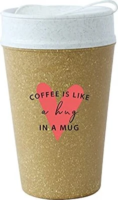 koziol Iso To Go Isolierbecher 400ml like a hug in a mug