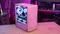 AeroCool Trinity Mini Pink, rosa, Lüfter LED RGB, Glasfenster Vorschaubild