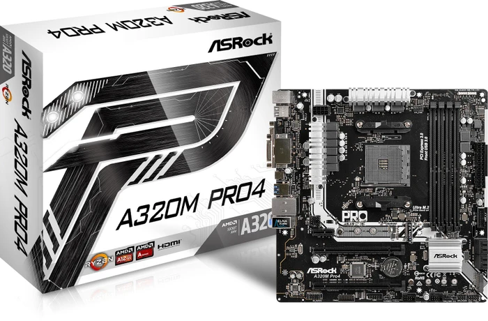 ASRock A320M Pro4 (AMD AM4)