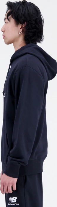 New Balance Essentials Stacked Logo French Terry Hoodie schwarz (Herren)