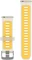 Garmin Schnellwechsel Ersatzarmband 20mm Silikon translucent bone/mango with silver hardware Vorschaubild