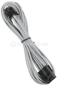 BitFenix Alchemy 8-Pin PCIe Verlängerung 45cm, sleeved silber