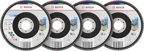 Bosch Professional X451 Fächerschleifscheibe T27, 60-tlg.