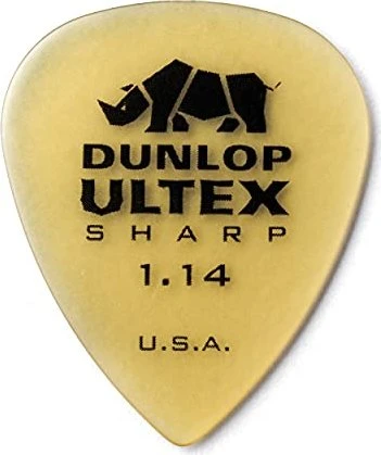 Dunlop Ultex Sharp Pick, 1.14mm, 6-Pack