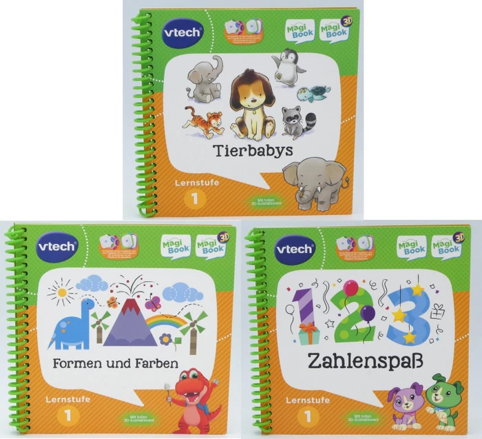 VTech Magibook Lernstufe 1 - Tierbabys (80-480004)