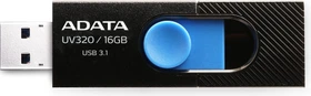 ADATA DashDrive UV320 16GB schwarz, USB-A, USB 3.2 Gen 1×1