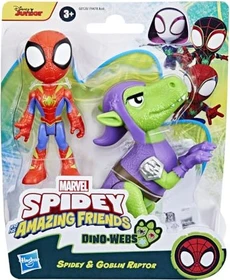 Hasbro Marvel Spidey and His Amazing Friends - Dino-Webs Spidey und Kobold-Raptor