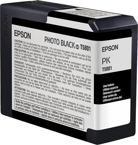 Epson Tinte T5801/T6301 schwarz photo