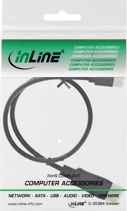 InLine DisplayPort/Mini DisplayPort 1.2 Kabel schwarz, 1.50m