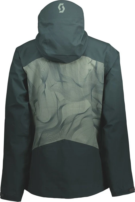 Scott Explorair 3L Skijacke tree green print (Herren)