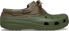 Crocs Classic Boat Shoe army green/walnut
