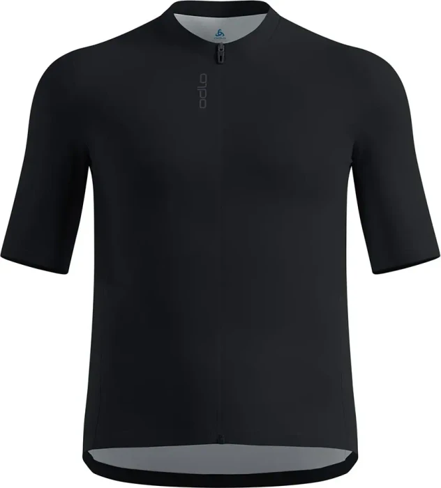 Odlo Essentials Full Zip Trikot kurzarm schwarz (Herren)