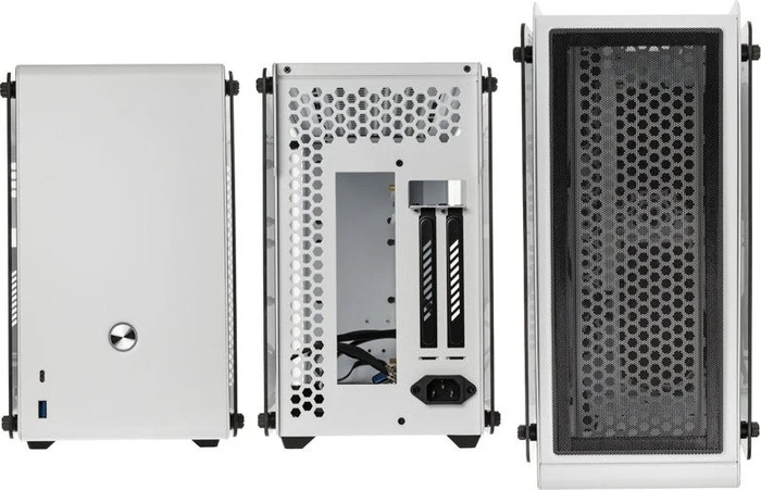 Raijintek Ophion Evo, weiß, Glasfenster, Mini-ITX