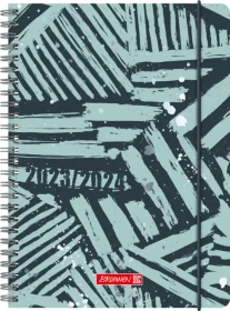 Brunnen Schülerkalender Wochenkalender 2023/2024, 170x240mm, Motiv Razzle Dazzle, 104 Blatt