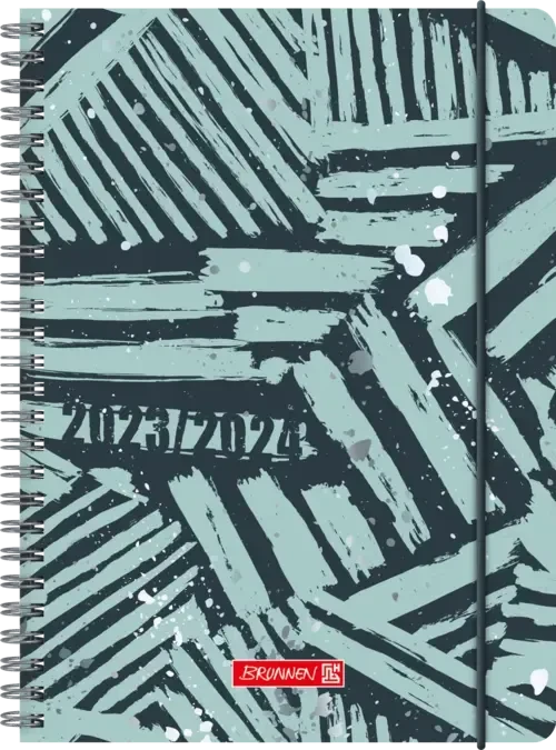 Brunnen Schülerkalender Wochenkalender 2023/2024, 170x240mm, Motiv Razzle Dazzle, 104 Blatt