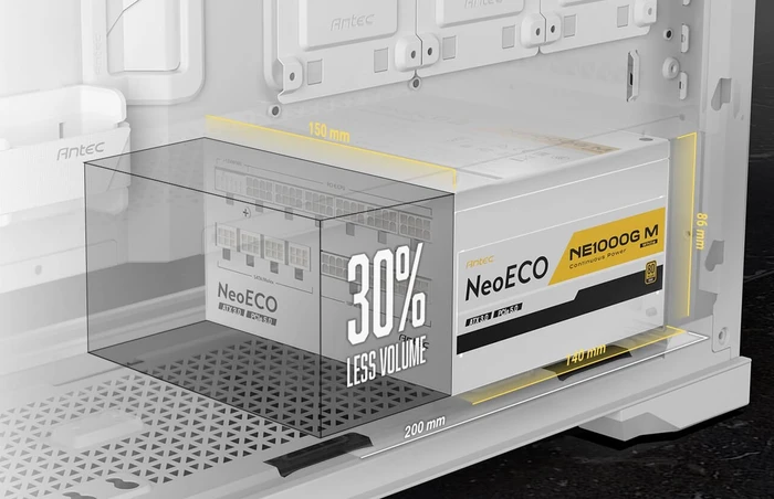 Antec Neo Eco Gold Modular NE1000G M White 1000W, ATX 3.0