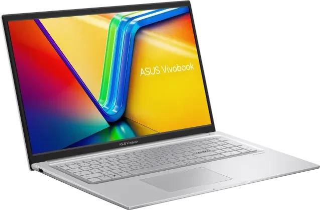 ASUS VivoBook 17 X1704VA, Cool Silver, Core 7 150U, 16GB RAM, 512GB SSD, DE