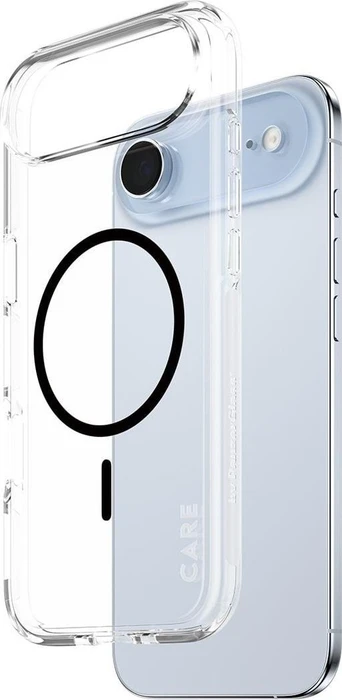 PanzerGlass Care Flagship Case Transparent Urban Explorer w. Black MagSafe für Apple iPhone Air