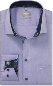 OLYMP Luxor New Kent Comfort Fit Hemd langarm viola (Herren)