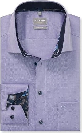 OLYMP Luxor New Kent Comfort Fit Hemd langarm viola (Herren)