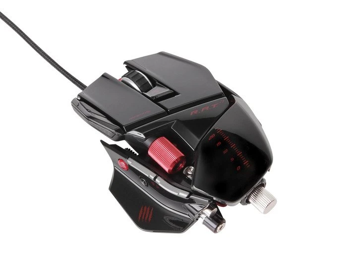 MadCatz Cyborg R.A.T. 7 Gaming Mouse schwarz glänzend, USB