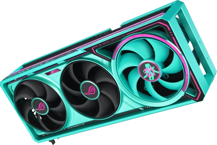 ASUS ROG Astral GeForce RTX 5080 Hatsune Miku Edition, ROG-ASTRAL-RTX5080-O16G-HATSUNE-MIKU-EDITION, 16GB GDDR7, 2x HDMI, 3x DP