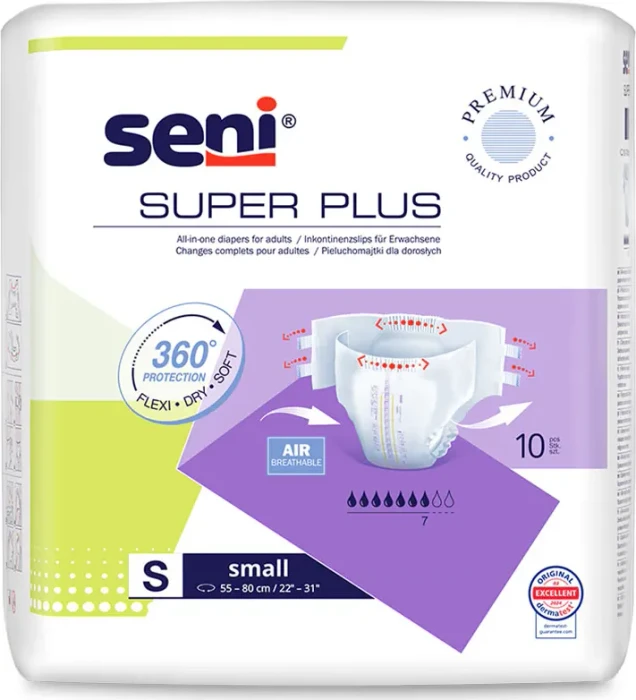 Seni Super SENI Plus Schutzhose Größe S, 10 Stück