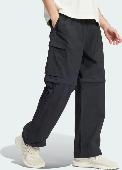 adidas City Escape Premium Cargo Zip-Off Hose lang schwarz (Herren)