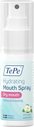 TePe Feuchtigkeitsspendendes Mundspray milder Apfel/milde Minze, 50ml
