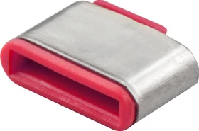 Lindy USB-C/Thunderbolt 3 Schloss Ergänzungspackung, rot, 10er-Pack