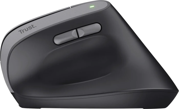 Trust Yuno Ergonomic Wireless Mouse schwarz, USB