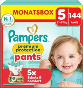 Pampers Premium Protection Pants Gr.5 Einwegwindel, 12-17kg, 144 Stück
