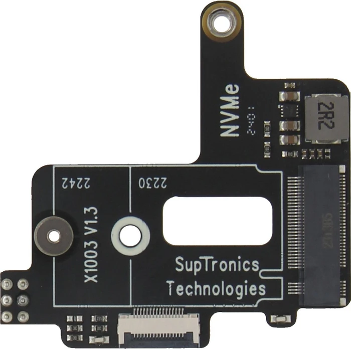 Geekworm X1003 PCIe auf M.2 Key-M NVMe Adapter-Board, M.2 M-Key 2230/2242 NVMe Slot für Raspberry Pi 5