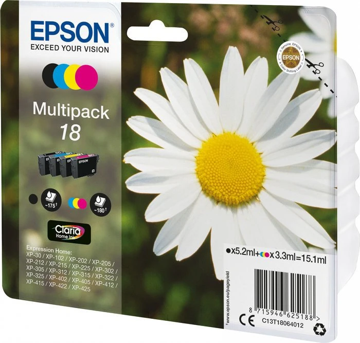 Epson Tinte 18 Multipack