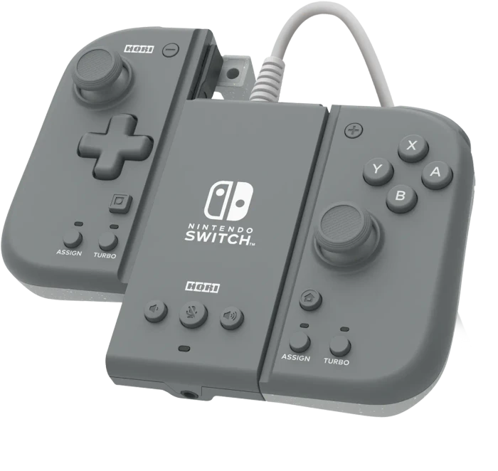 Hori Split Pad Compact Attachment Set slate grey (Switch)