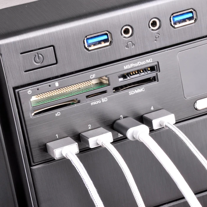 SilverStone FP59 Multi-Slot-Cardreader, USB-A 3.0 [Stecker]