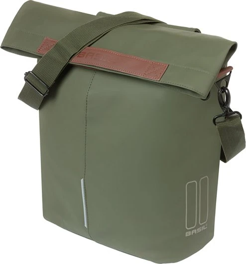 Basil City Shopper MIK Hooks Gepäcktasche moss green