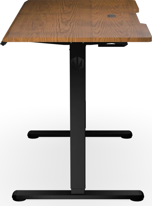 Endorfy Atlas S Electric elektrisch höhenverstellbarer Sitz-Steh-Schreibtisch 114x60cm Dark wood/schwarz