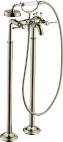Hansgrohe Axor Montreux 2-Griff Wannenarmatur bodenstehend mit Hebelgriffen polished nickel