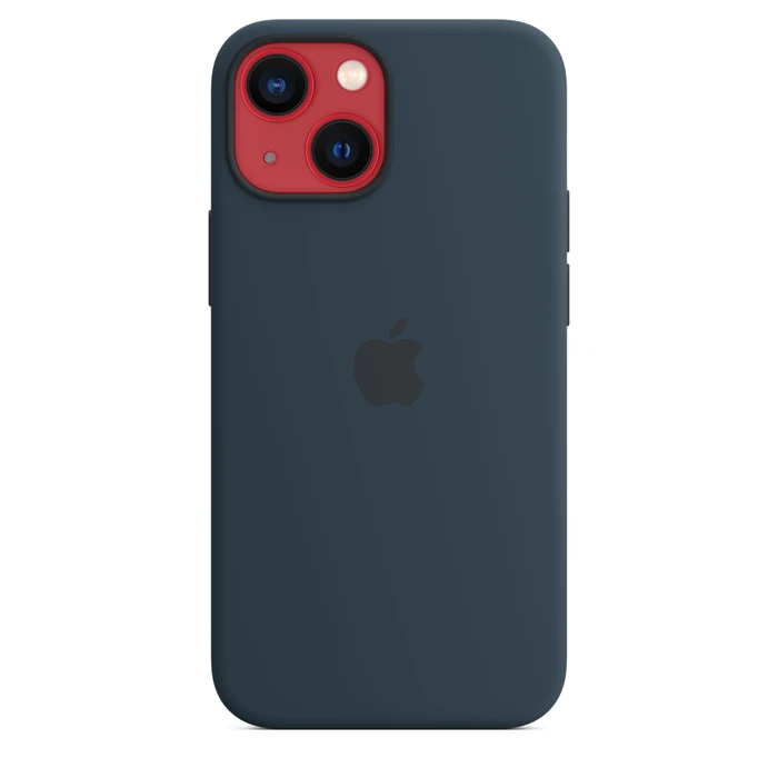 Apple Silikon Case mit MagSafe für iPhone 13 Mini abyssblau