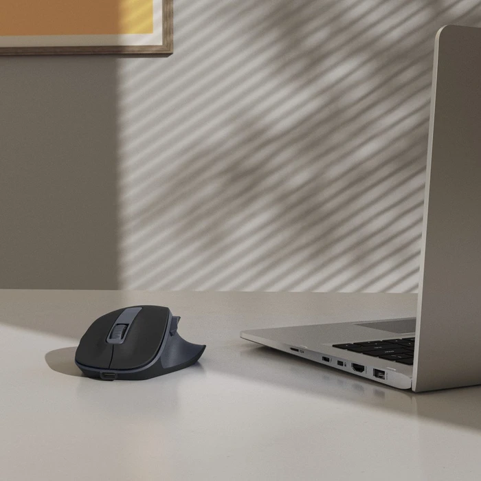 Hama MW-500 Ergonomic Silent Wireless schwarz, USB