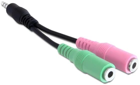 DeLOCK Y-Kabel 3.5mm Klinke (65344)